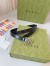 Gucci Thin Belt 20MM with Double G Buckle in Black Leather