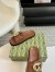 Gucci Marina Chain Slide Sandals in Brown Leather