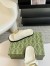 Gucci Marina Chain Slide Sandals in White Leather