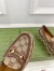 Gucci Women's Horsebit Wedge Loafers in Beige GG Canvas