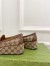 Gucci Women's Horsebit Wedge Loafers in Beige GG Canvas