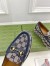 Gucci Women's Horsebit Wedge Loafers in Blue GG Canvas