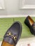 Gucci Women's Horsebit Wedge Loafers in Black Calfskin