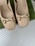 Gucci Horsebit Slingback Pumps 75mm in Beige Patent Calfskin