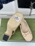 Gucci Horsebit Slingback Pumps 75mm in Beige Patent Calfskin