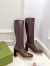 Gucci Horsebit Knee-High Boots 75mm in Dark Brown Leather