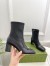 Gucci Horsebit Ankle Boots 75mm in Black Leather