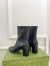 Gucci Horsebit Ankle Boots 75mm in Black Leather