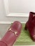 Gucci Horsebit Ankle Boots 75mm in Red Leather