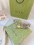 Gucci GG Marmont Reversible Belt 20MM in GG Canvas with Pink Leather