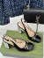 Gucci Horsebit Pumps 95mm with Crystals in Black Patent Leather