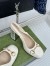 Gucci Horsebit Pumps 95mm with Crystals in White Patent Leather