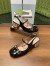 Gucci Horsebit Mary Jane Pumps 55mm in Black Patent with Crystals