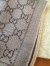 Gucci Double GG Jacquard Wool Scarf in Beige and Brown