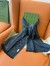 Gucci Double GG Jacquard Wool Scarf in Grey and Black