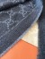 Gucci Double GG Jacquard Wool Scarf in Grey and Black