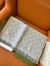 Gucci Double GG Jacquard Wool Scarf in Silver and Grey