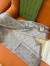 Gucci Double GG Jacquard Wool Scarf in Silver and Grey