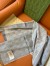 Gucci Double GG Jacquard Wool Scarf in Silver and Grey