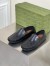 Gucci Men's Driver Loafers in Black Signature Leather