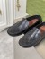 Gucci Men's Driver Loafers in Black Signature Leather