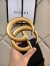 Gucci Double G Belt 70MM in Black Leather 
