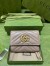 Gucci GG Marmont Trifold Wallet In Dusty Pink Matelasse Leather