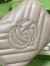 Gucci GG Marmont Trifold Wallet In Dusty Pink Matelasse Leather
