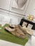 ‎Gucci Women's Princetown Slippers in Beige Jumbo GG Canvas