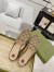 ‎Gucci Women's Princetown Slippers in Beige Jumbo GG Canvas