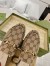 ‎Gucci Women's Princetown Slippers in Beige Jumbo GG Canvas