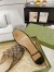 ‎Gucci Women's Princetown Slippers in Beige Jumbo GG Canvas