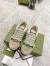 Gucci Women's Screener Sneakers with Green Details