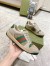 Gucci Women's Screener Sneakers with Green Details