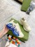 Gucci Men's Rhyton Sneakers with Wave Print