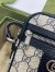 Gucci Ophidia Mini Messenger Bag in Blue GG Supreme Canvas