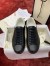 Gucci Men's Ace Sneakers in Black Leather with Interlocking G