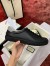 Gucci Men's Ace Sneakers in Black Leather with Interlocking G
