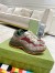 Gucci Men's Rhyton Sneakers in Brick Red Original GG Canvas