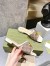Gucci Slide Sandals in GG Matelasse Canvas with White Leather