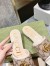Gucci Slide Sandals in GG Matelasse Canvas with White Leather