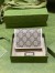 Gucci Horsebit 1955 Card Case Wallet in GG Supreme with White Leaher