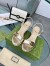 Gucci Espadrille Wedge Sandals In Gold Metallic Leather