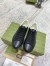 Gucci Men's Ace Sneakers in Black GG Embossed Leather