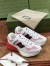 Gucci Women's Rhyton Sneakers in Pink Mesh with Leather