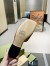 Gucci Slide Sandals in Brown Matelasse Leather with Double G
