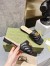 Gucci Slide Sandals in Black Matelasse Leather with Double G