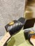 Gucci Slide Sandals in Black Matelasse Leather with Double G