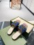 Gucci Slide Sandals in Blue GG Denim With Double G