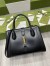 Gucci Jackie 1961 Medium Tote Bag in Black Leather